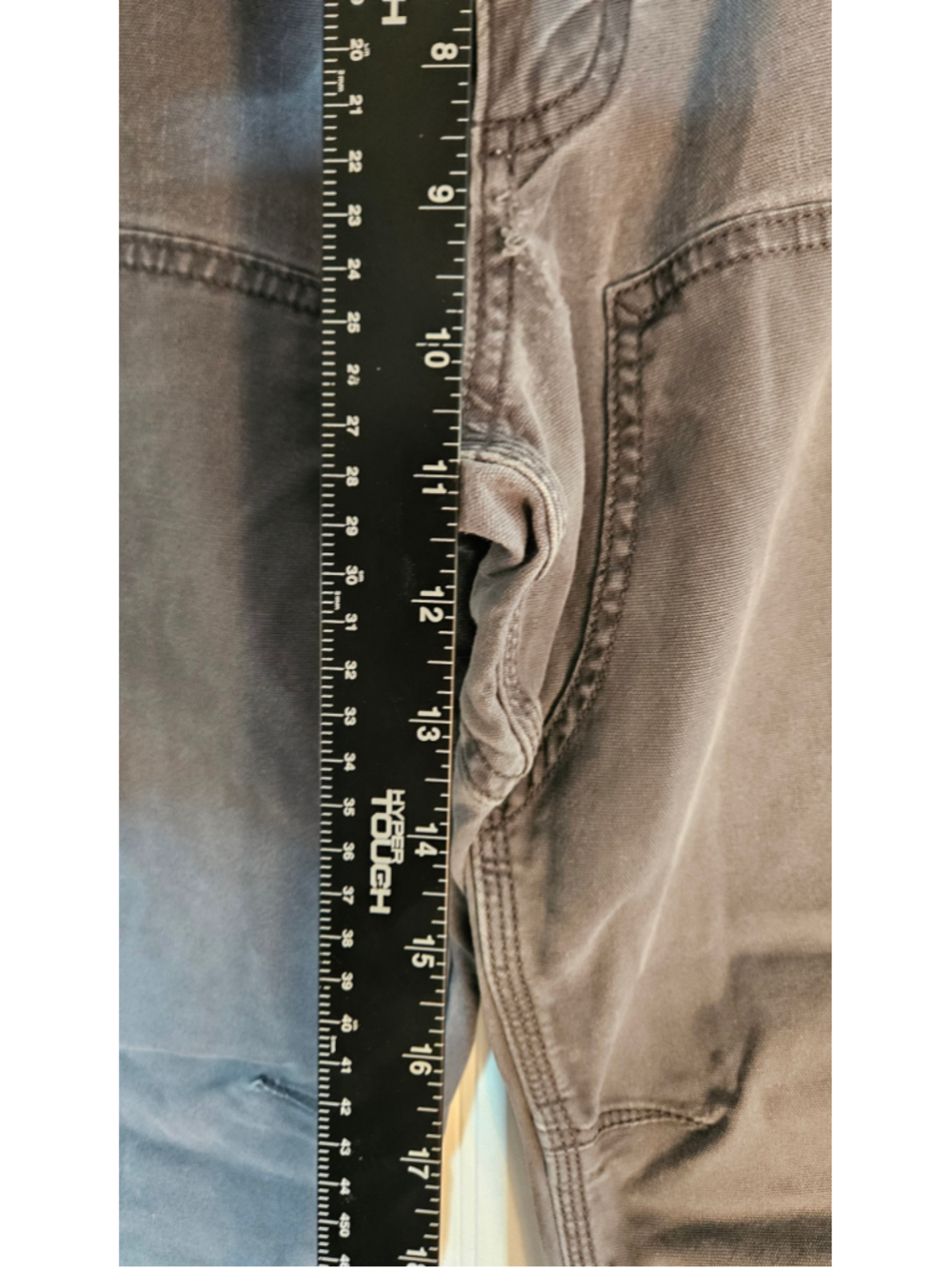 Carhartt BN2802-M Rugged Flex Double Knee Utility Work Pants Gray Relaxed Fit M - Picture 4 of 10